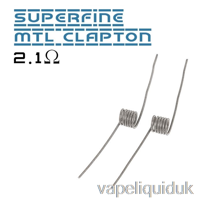 Vandy Vape Performance Prebuilt Coils 2.1ohm Superfine MTL Clapton Coil Vape Juice